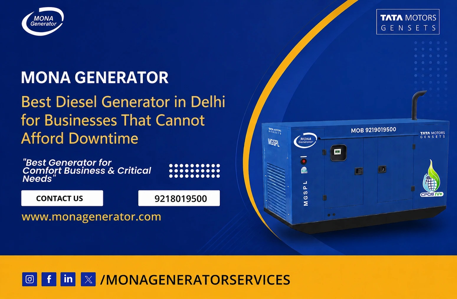 diesel generator in delhi hire